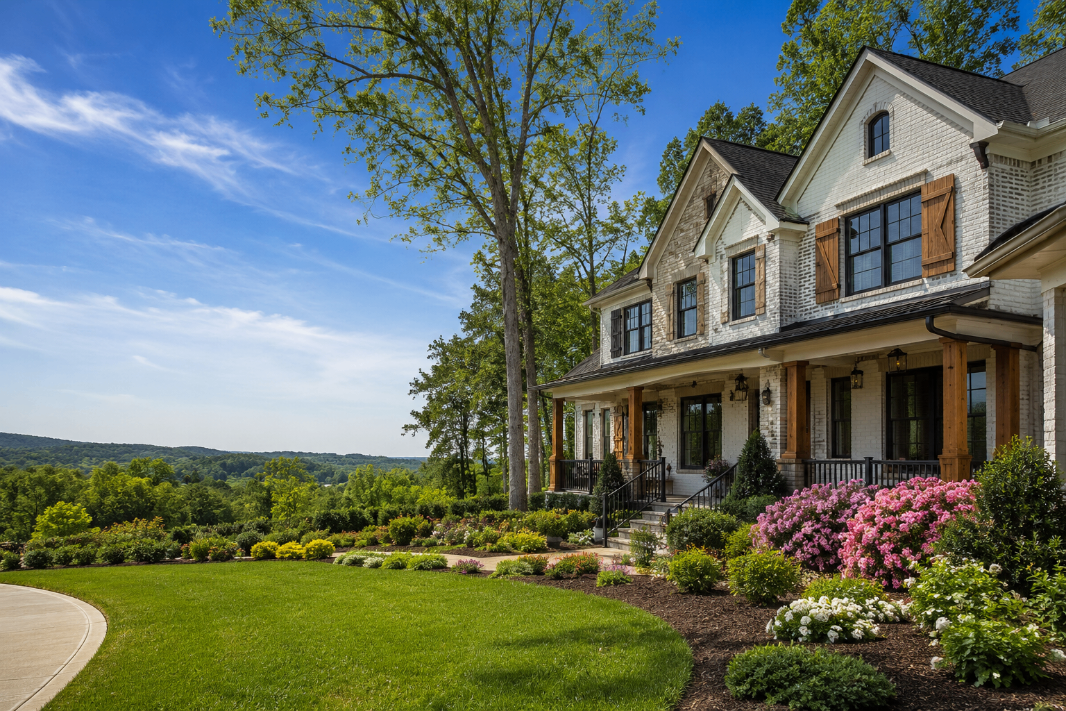 Beautiful Northeast Georgia home with landscaped yard